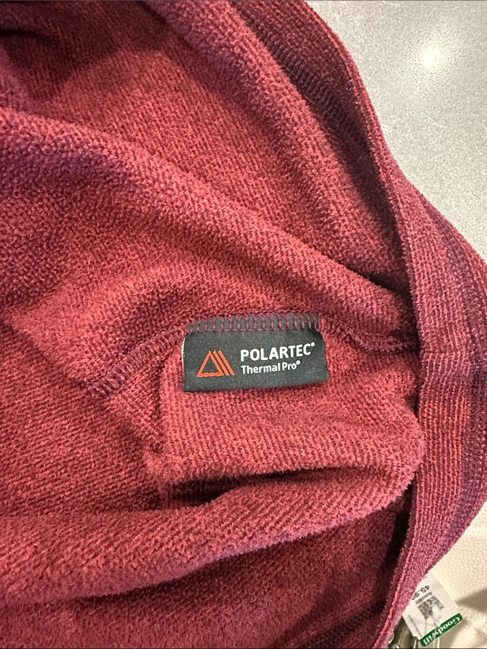 The North Face Men's Quarter-Zip Fleece Hoodie — Brick Red